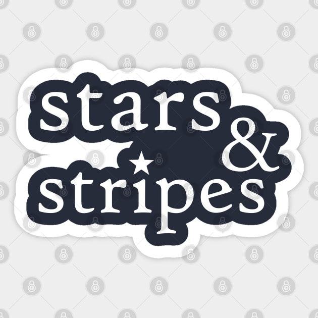 Stars And Stripes Independence Day American 4th Of July Sticker by Adolphred